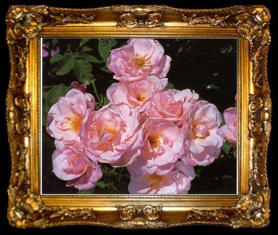 framed  unknow artist Still life floral, all kinds of reality flowers oil painting  293, ta009-2